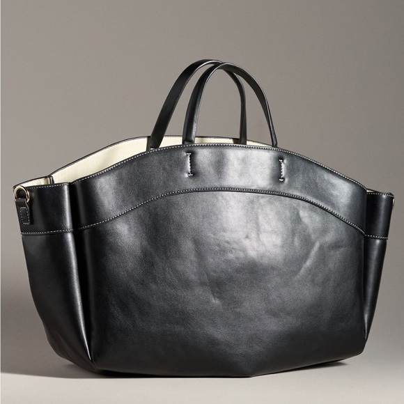 Anthropologie Handbags - ANTHROPOLOGIE Top Handle Large Tote